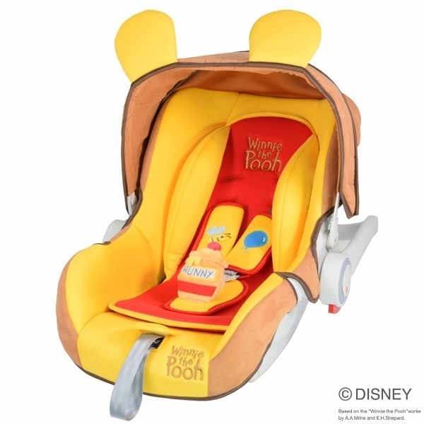 くまのプーさん チャイルドシート 西松屋限定 ベビーシート 固定式 新生児〜 DN-1003ベビーキャリーくまのプーさん \u2013 シーエー産商 ✨くまのプーさん
